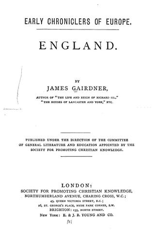 Cover for England ...