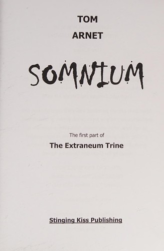 Cover for Somnium