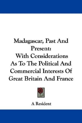 Cover for Madagascar, Past And Present