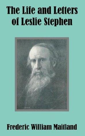 Cover for The Life and Letters of Leslie Stephen