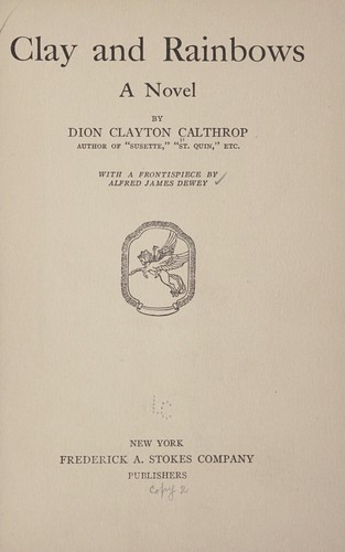 Cover for Clay and rainbows