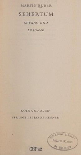 Cover for Sehertum