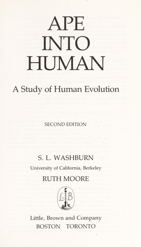 Cover for Ape into Human