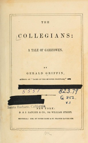 Cover for Works / Gerald Griffin