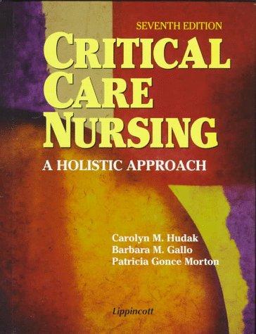 Cover for Critical care nursing