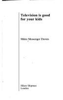Cover for Television Is Good for Your Kids