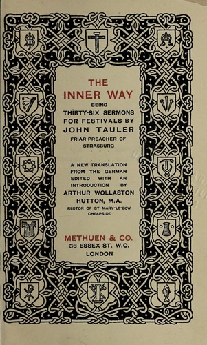 Cover for The inner way