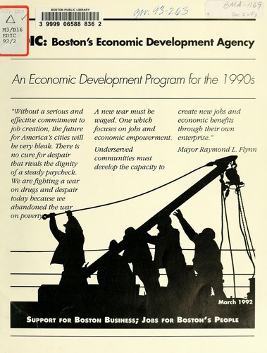 Cover for An economic development program for the 1990's