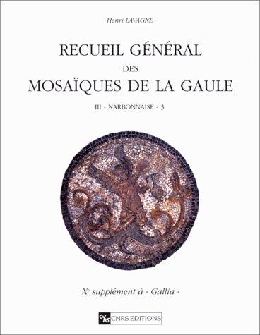 Cover for Recueil général des mosaïques de la Gaule, numéro 3 sur 3