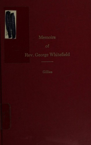 Cover for Memoirs of Rev. George Whitefield
