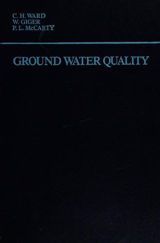 Cover for Ground water quality