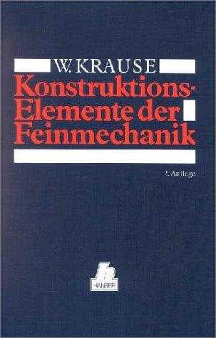 Cover for Konstruktionselemente der Feinmechanik.
