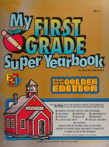 Cover for My first grade super yearbook