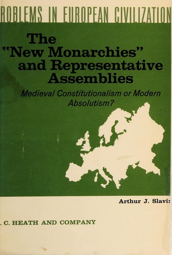Cover for The new monarchies and representative assemblies