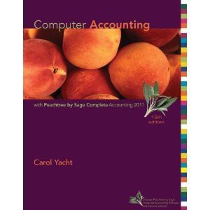 Cover for Computer Accounting with Peachtree by Sage Complete Accounting 2011