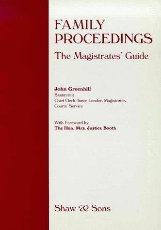 Cover for Family Proceedings