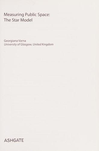 Cover for Measuring Public Space