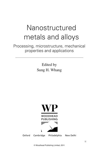 Cover for Nanostructured metals and alloys