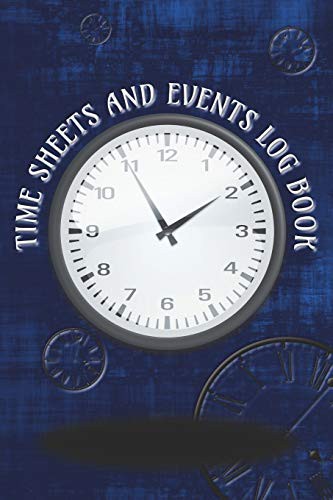 Cover for Time Sheets and Events Log Book