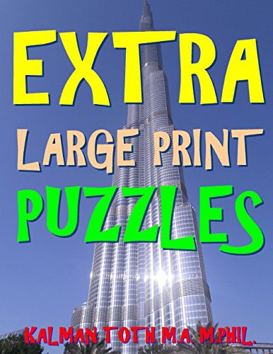 Cover for Extra Large Print Puzzles