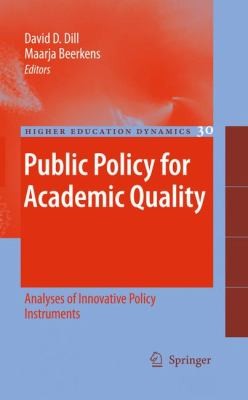 Cover for Public Policy For Academic Quality Analyses Of Innovative Policy Instruments