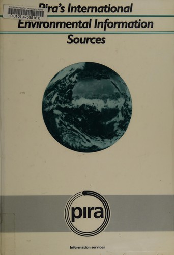 Cover for Pira's International Environmental Information Sources