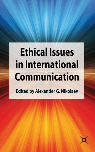 Cover for Ethical issues in international communication
