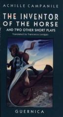 Cover for The inventor of the horse and two other short plays