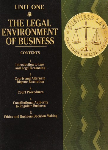 Cover for Business law 3213