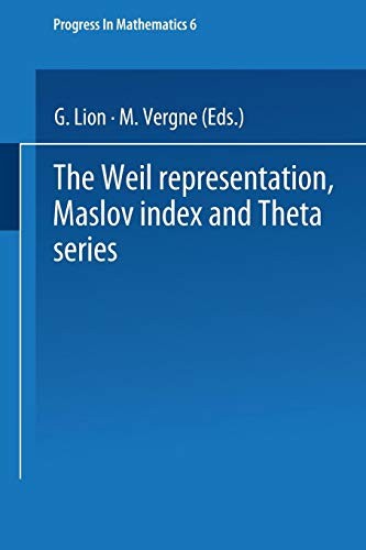 Cover for The Weil representation, Maslov index and Theta series