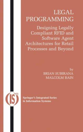 Cover for Legal Programming