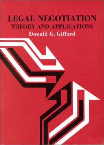 Cover for Gifford's Legal Negotiation