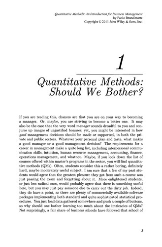 Cover for Quantitative methods