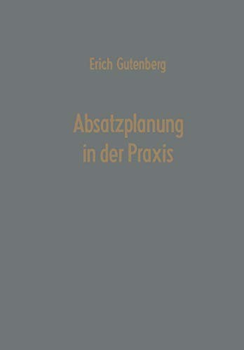 Cover for Absatzplanung in Der Praxis