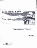 Cover for The commissioner's dilemma