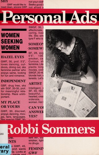 Cover for Personal ads