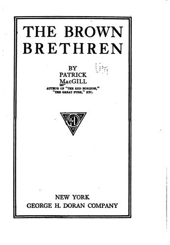 Cover for The brown brethren