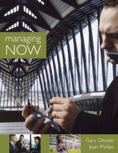 Cover for Dessler, Managing Now