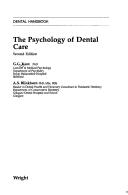 Cover for The Psychology of dental care