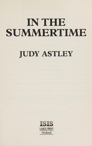 Cover for In The Summertime