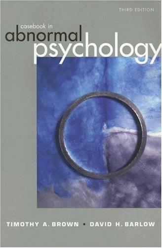 Cover for Casebook in Abnormal Psychology