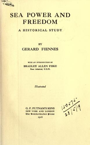 Cover for Sea power and freedom