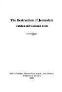 Cover for The destruction of Jerusalem