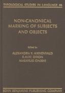 Cover for Non-Canonical Marking of Subjects and Objects (Typological Studies in Language)