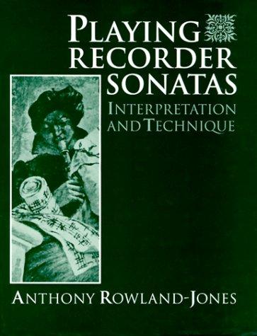 Cover for Playing recorder sonatas