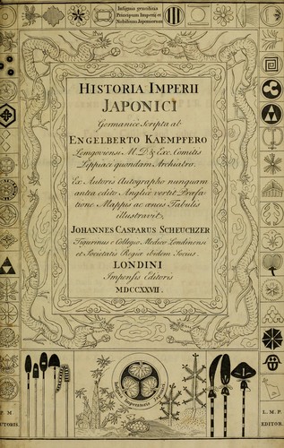 Cover for The history of Japan, giving an account of the ancient and present state and government of that empire