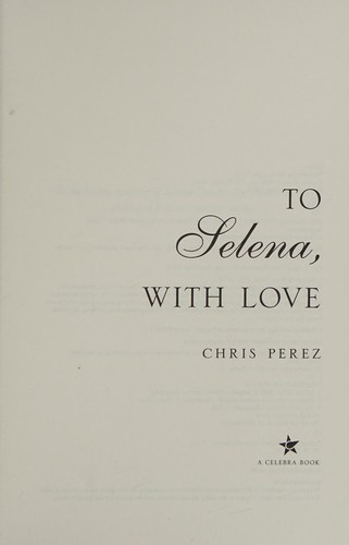 Cover for To Selena, with Love