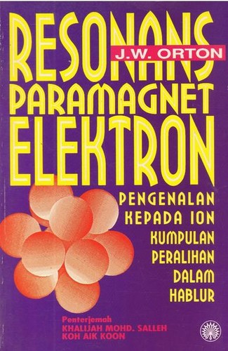 Cover for Resonans Paramagnet elektron : Pengenalan kepada Ion Kumpulan Peralihan dalam hablur