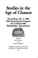 Cover for Stud Age Chaucer 1987 (STUD. AGE CHAUCER YE)