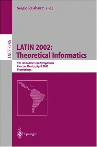Cover for LATIN 2002: Theoretical Informatics